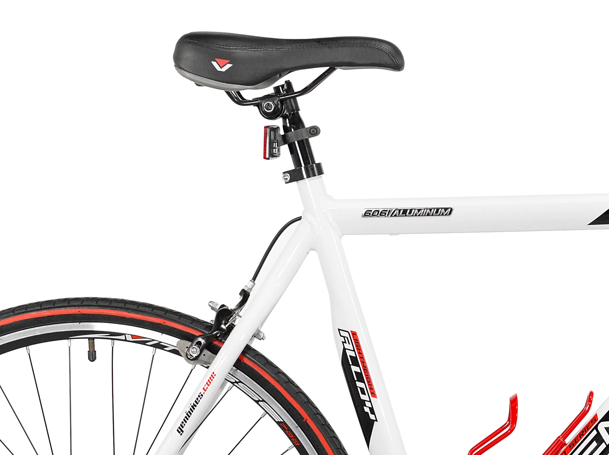 700c Saber Men's Road Bike, Medium, White - Image 6
