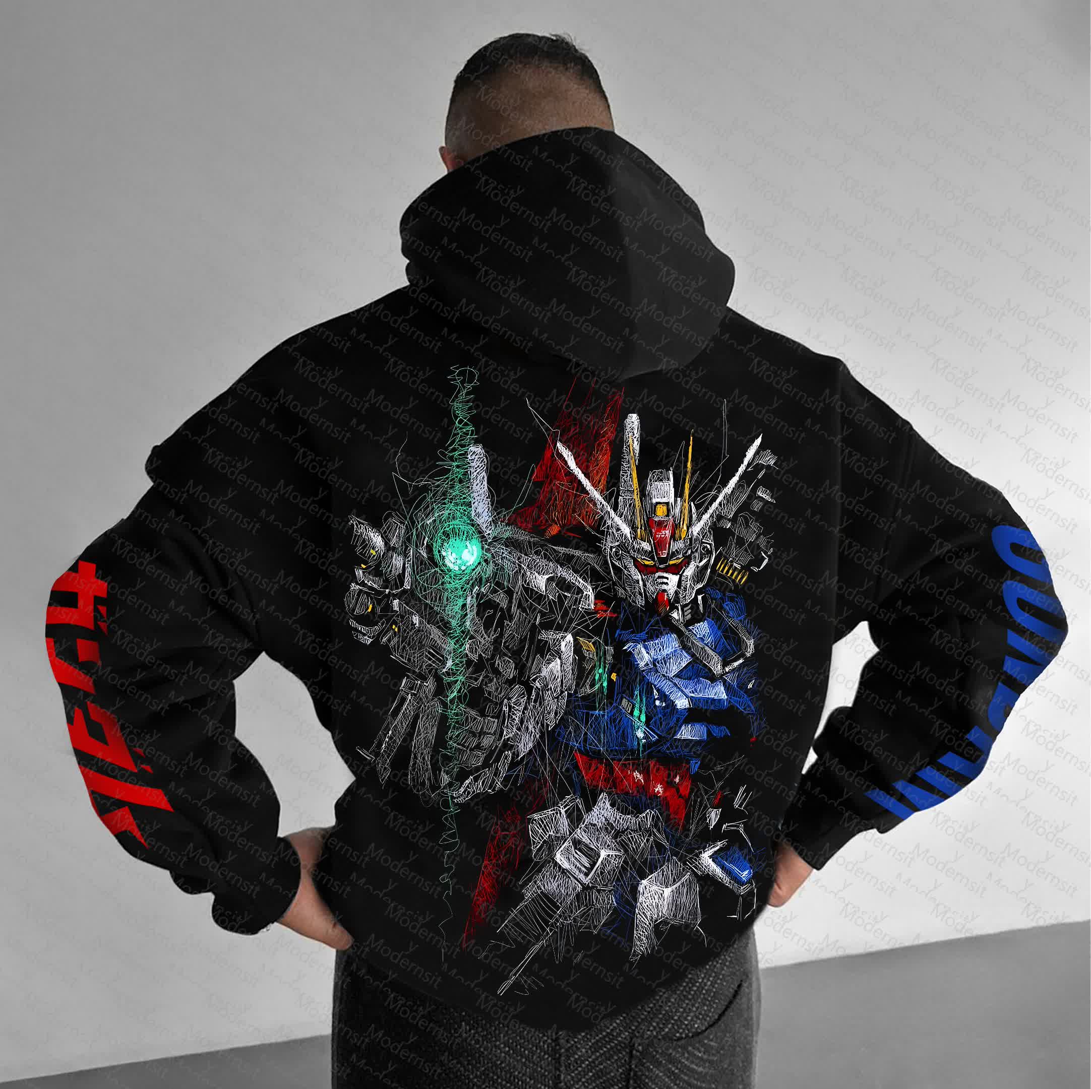Unisex “Comicssoul” Anime Graphic Streetwear Vintage Hoodie