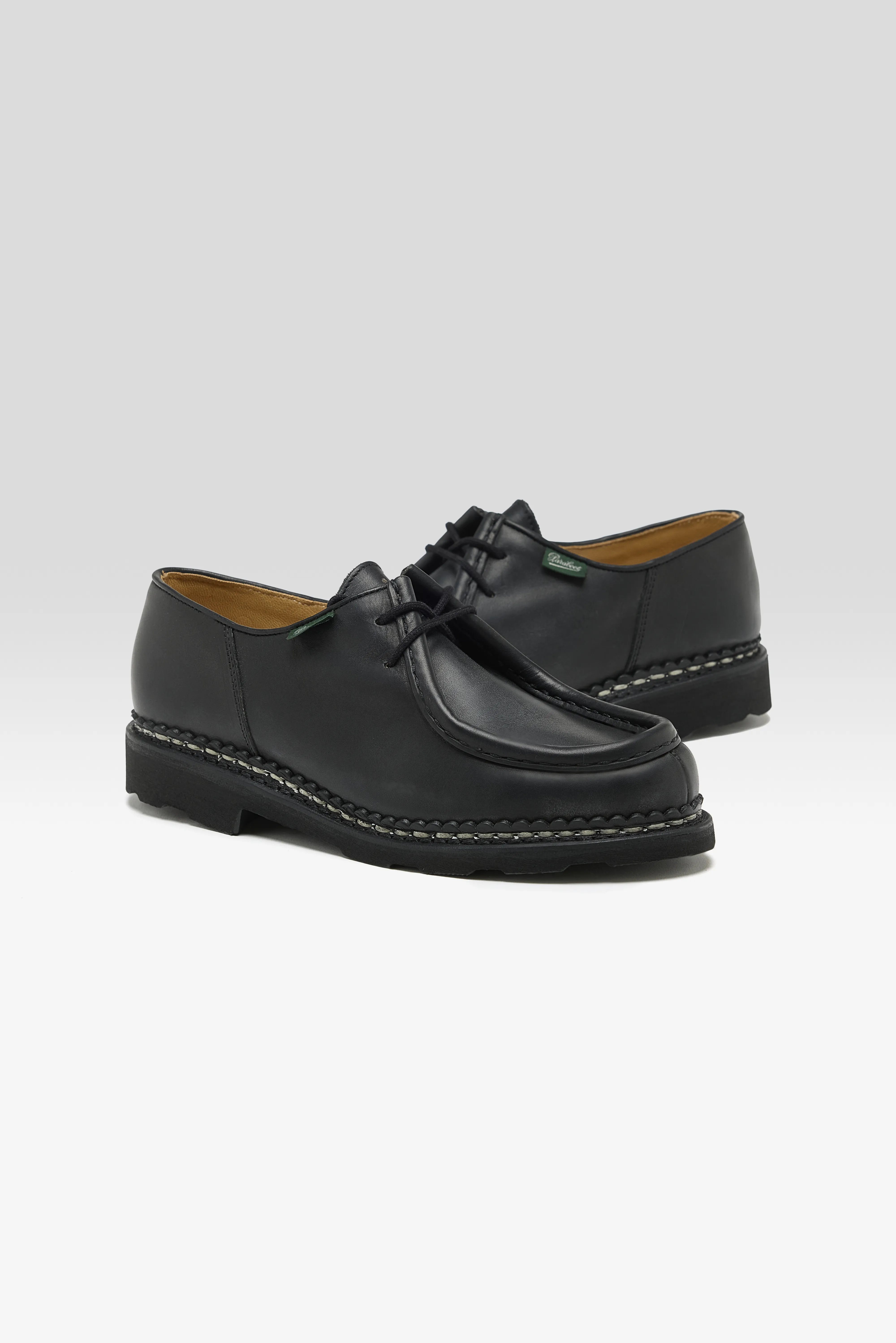 Bellerose Michael Leather Derby Shoes for Women (252 / W / BLACK)