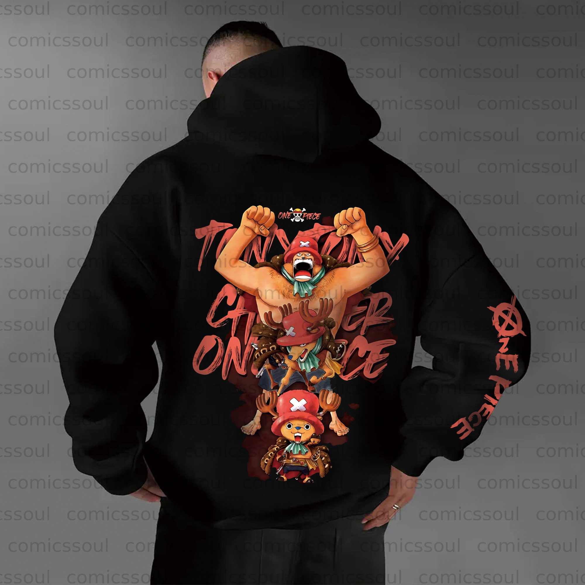 Unisex Anime Graphic Streetwear Vintage Plush Hoodie