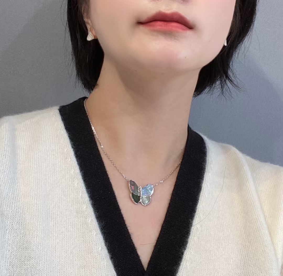 VCA Butterfly Pendant Necklace - Original Replica Club