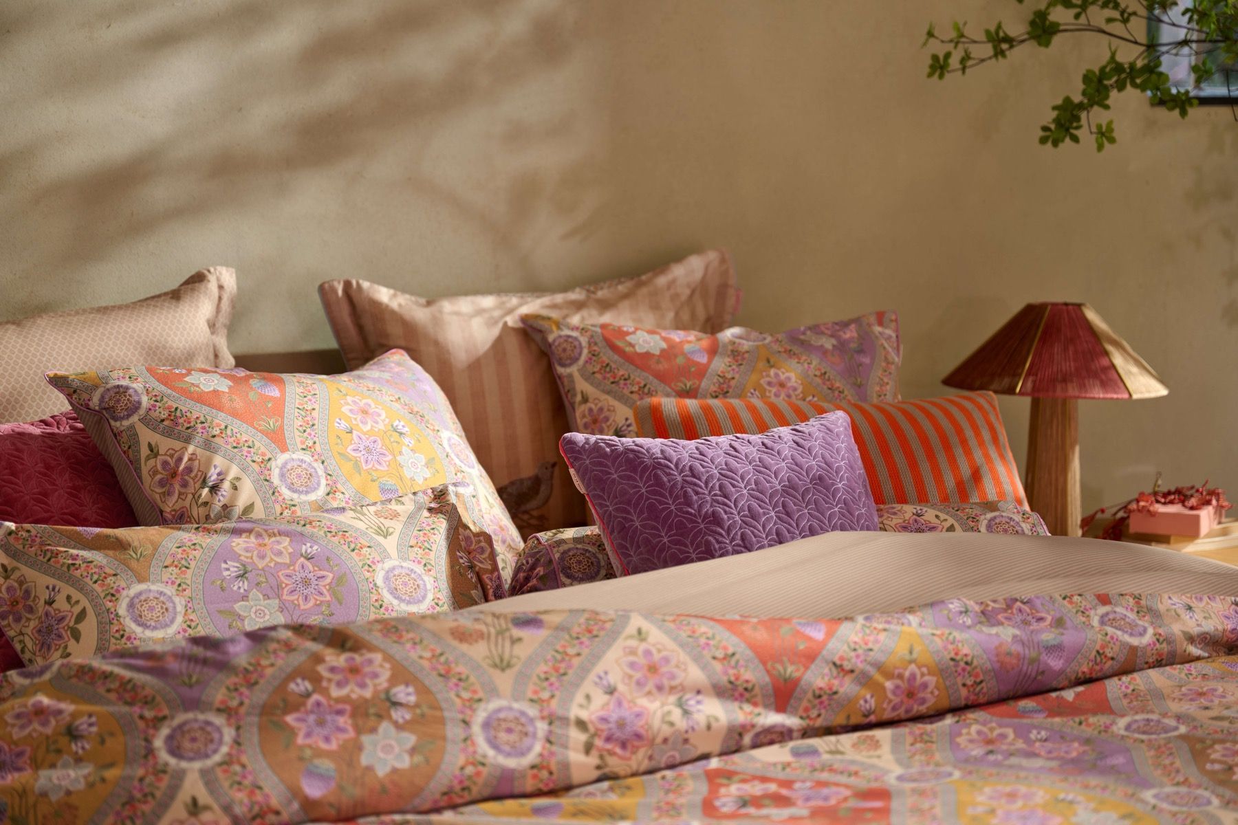 Cushion Bonsoir Stripe Orange