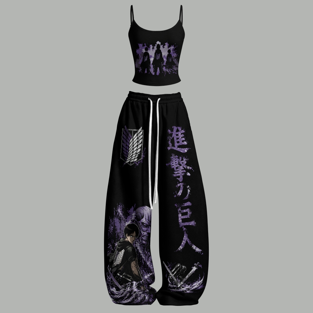 Attack on Titan Top & Elasticated Trousers Two-Piece Set