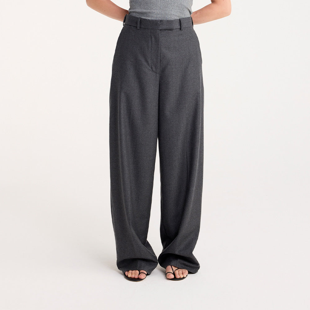Rohe - Pantalon Large - Gris foncé