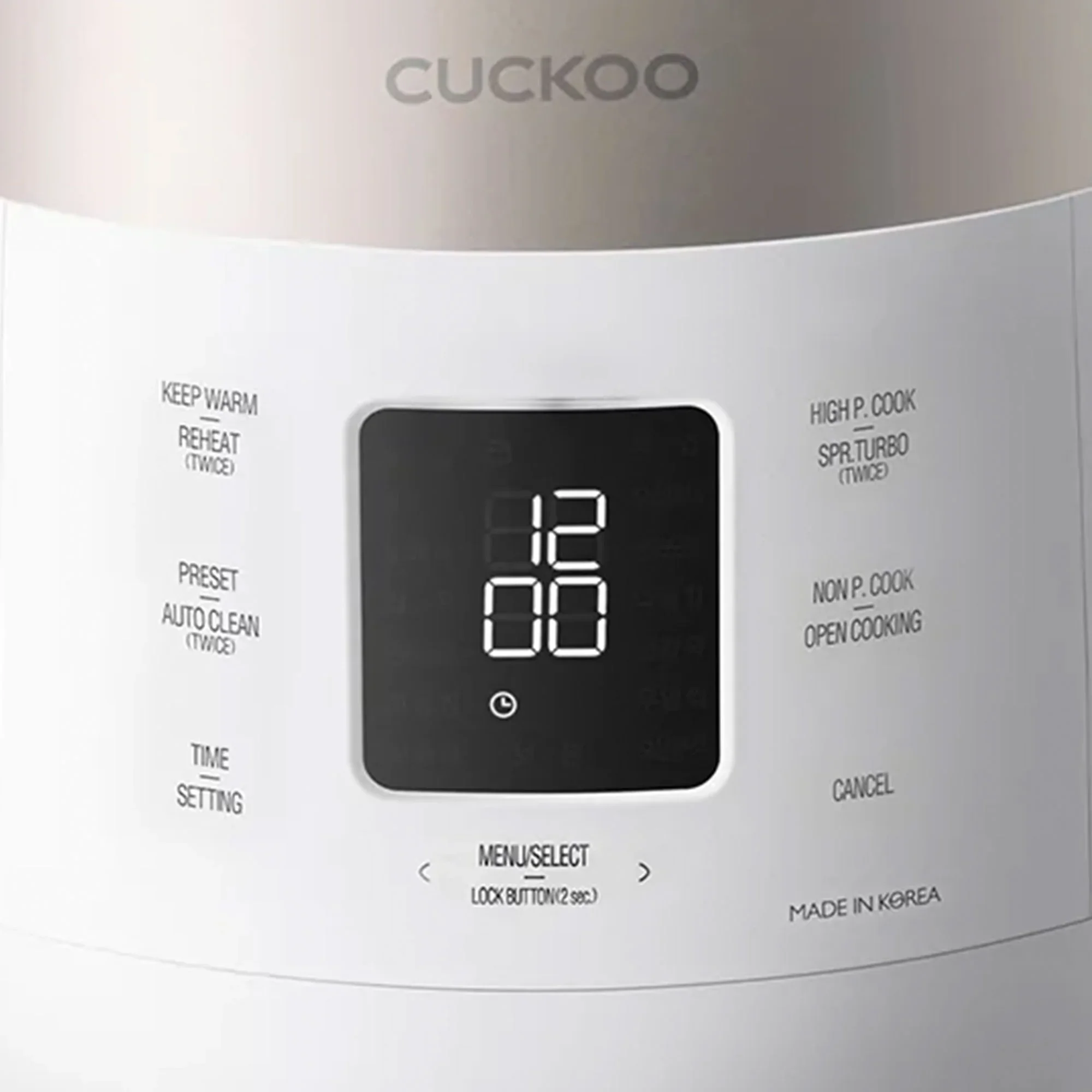 Open Box 6 Cup Twin Pressure Rice Cooker/Warmer w/ Nonstick Inner Pot, White