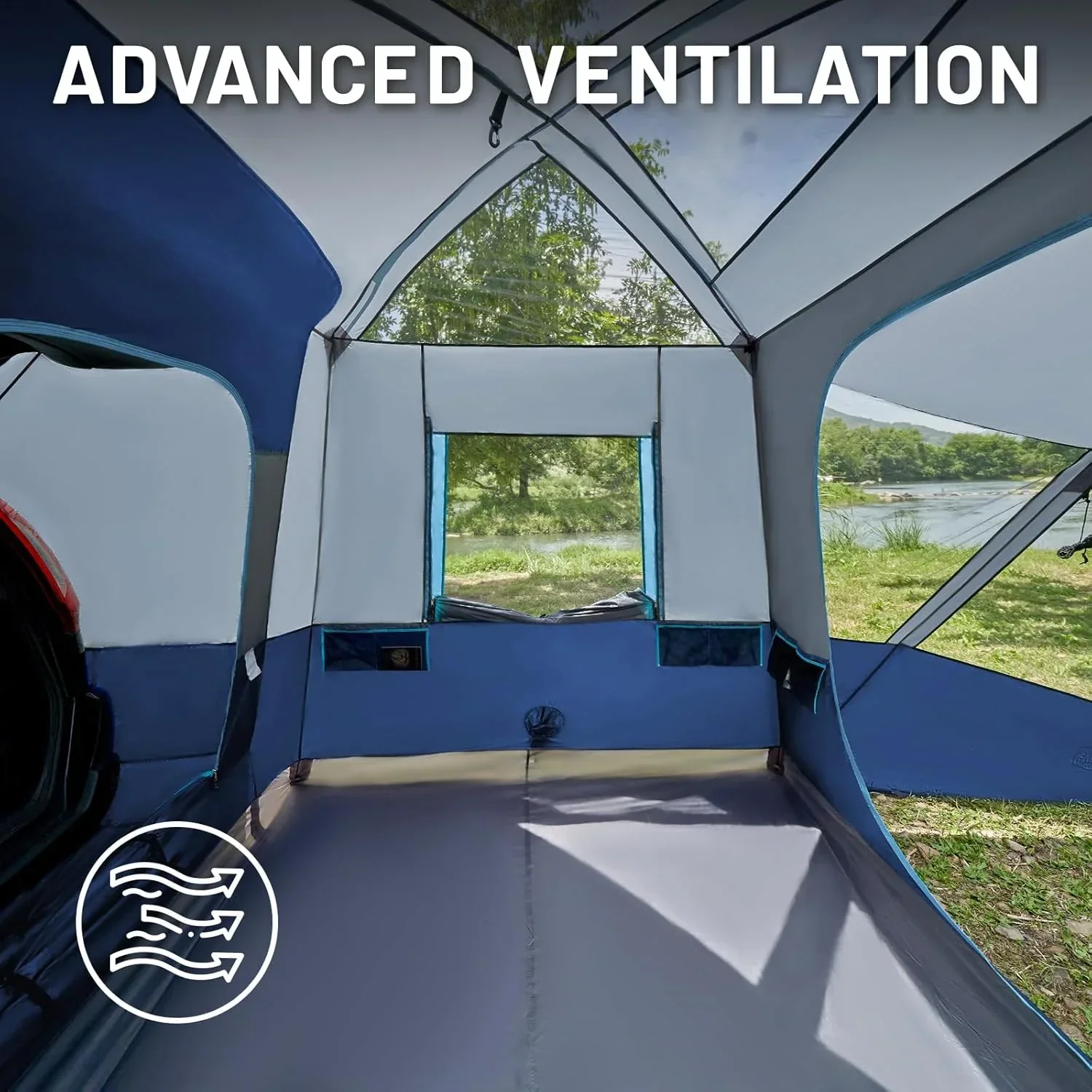 TIMBER RIDGE SUV Tent, 5-9 Person, 13' W x 10' L x 7.1' H - Image 9 TIMBER RIDGE SUV Tent, 5-9 Person, 13' W x 10' L x 7.1' H - Image 9