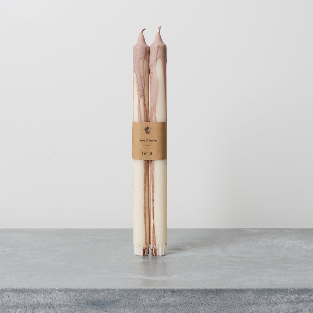 Duo de bougies - Beige