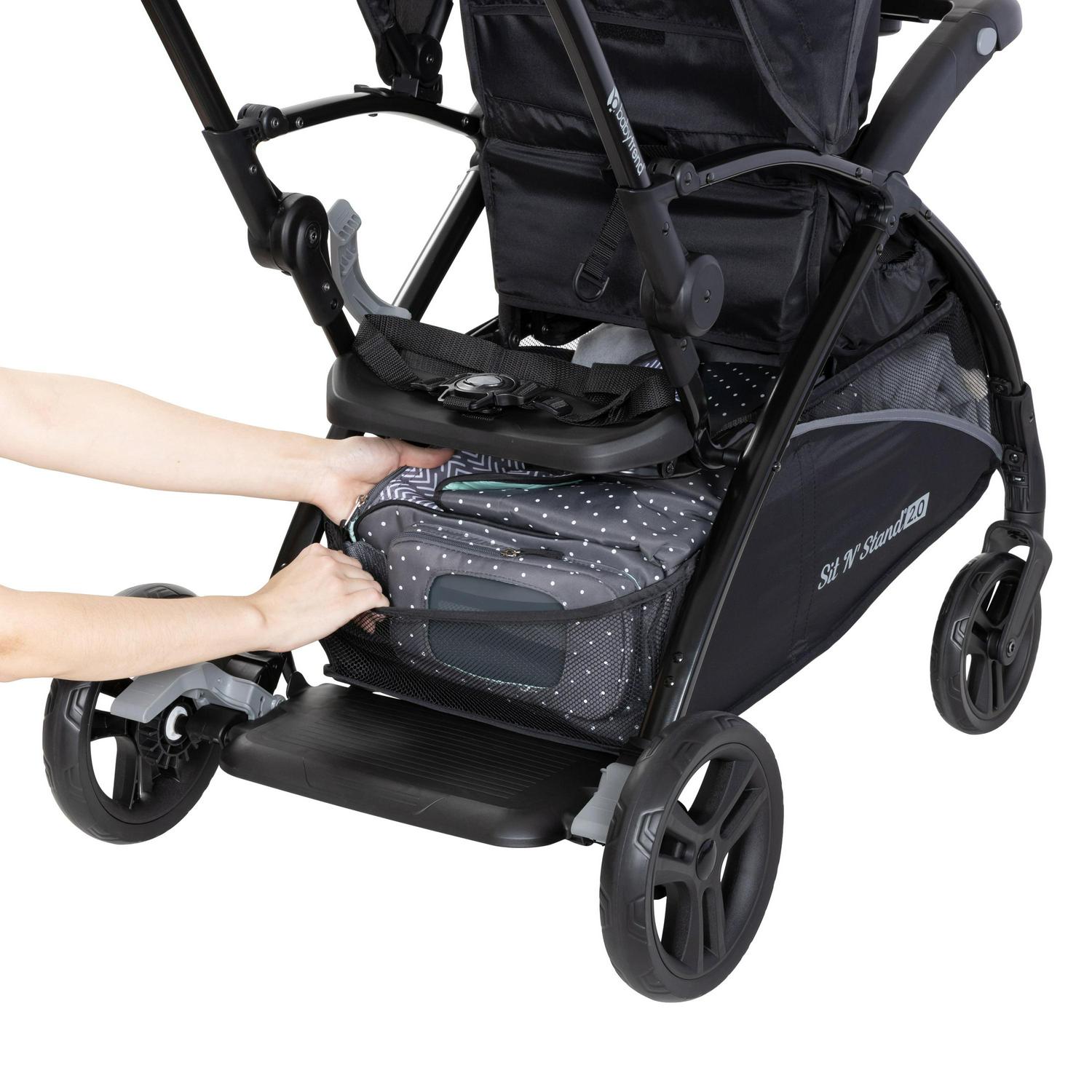 Baby Trend Sit N- Stand 2.0 Stroller. Simply Grey - Image 6