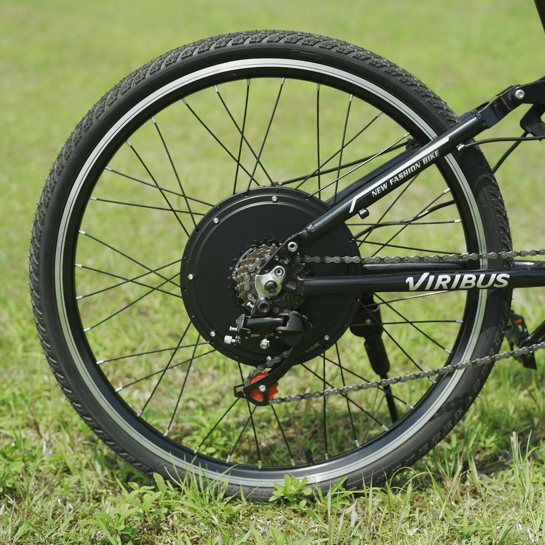 Viribus Electric Bike Conversion Kit 26" Rear Wheel 1000W Hub Motor LCD eBike DIY Set - Image 9