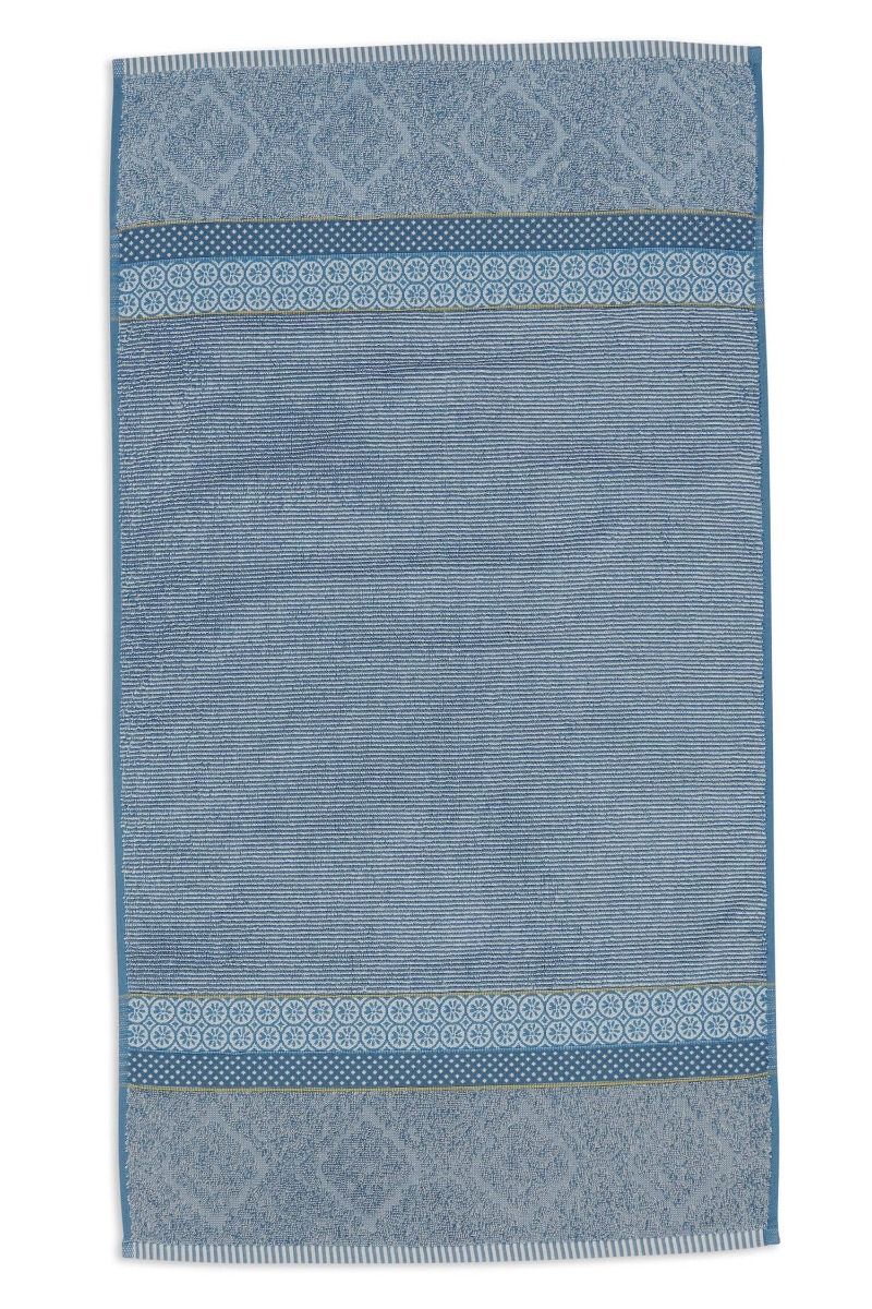 Bath Towel Soft Zellige Blue/Grey 55x100cm
