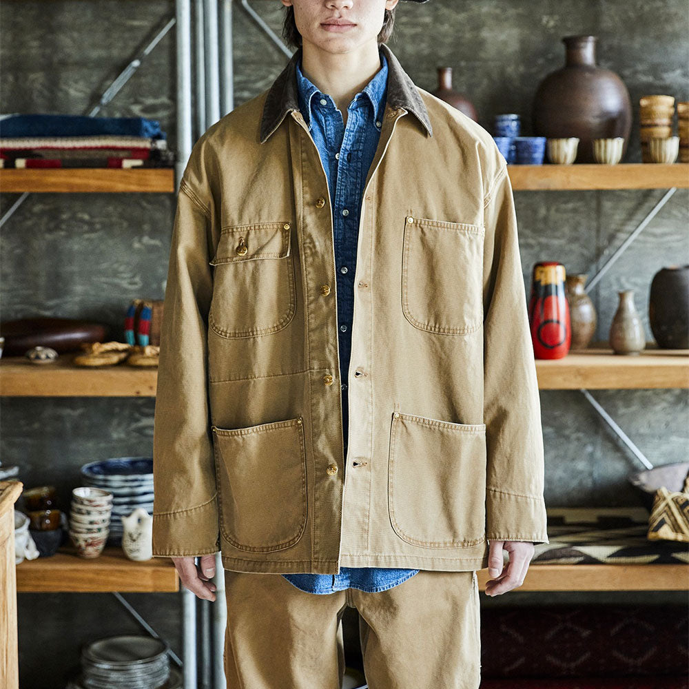 OrSlow - Veste Relax Fit Oxford - Marron