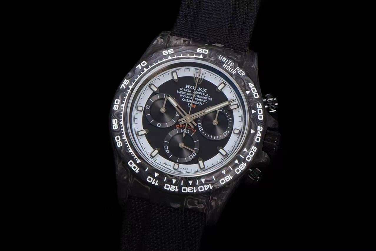 Replica DiW Rolex Cosmograph Daytona Speedster White Carbon