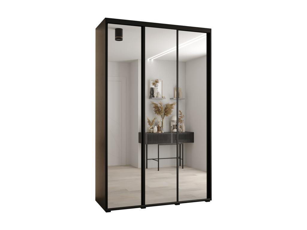 ARMARIO Abodeia 2 DE PUERTAS CORREDERAS 235 - 2/170/45 3 puertas Negro/Negro/Negro
