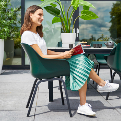 Hartman Sophie Element Tuinstoel - Set van 4 - Night Green