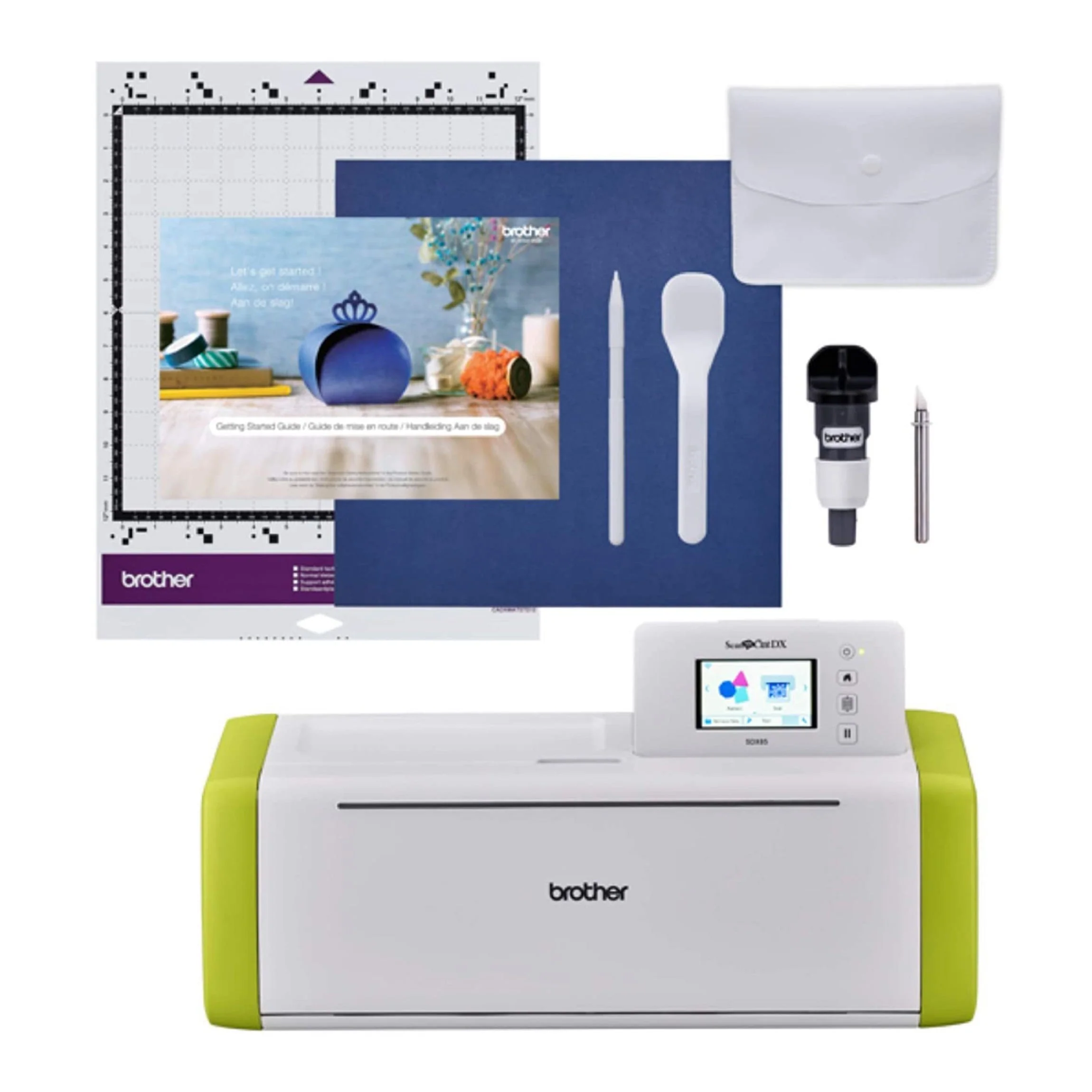 Brother ScanNCut DX SDX85 Electronic Cutting Machine with Built-in Scanner - Lime Green - Image 4
