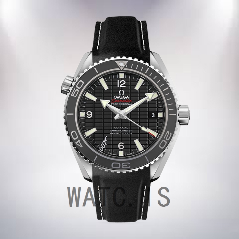 Omega Seamaster 44mm Men 232.30.42.21.01.004 Black Dial Rubber Band