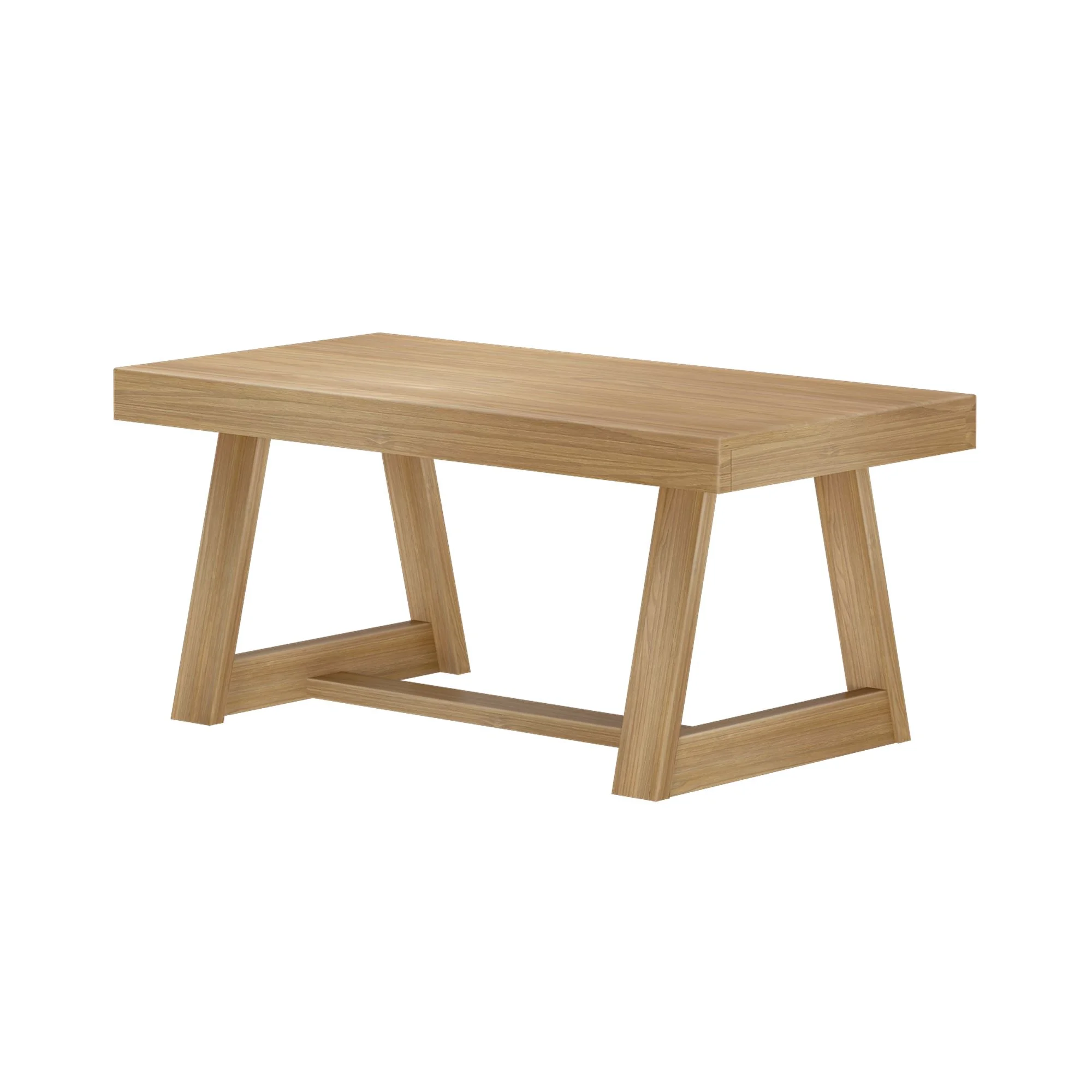 Plank+Beam Farmhouse Coffee Table, 48" Solid Wood Tables for Living Room, Rectangular Center Table - Image 25