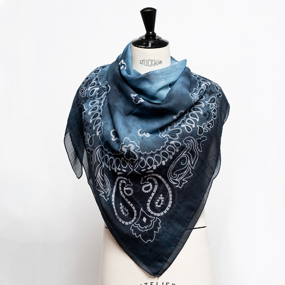 Destin - Foulard Sfumato - Marine