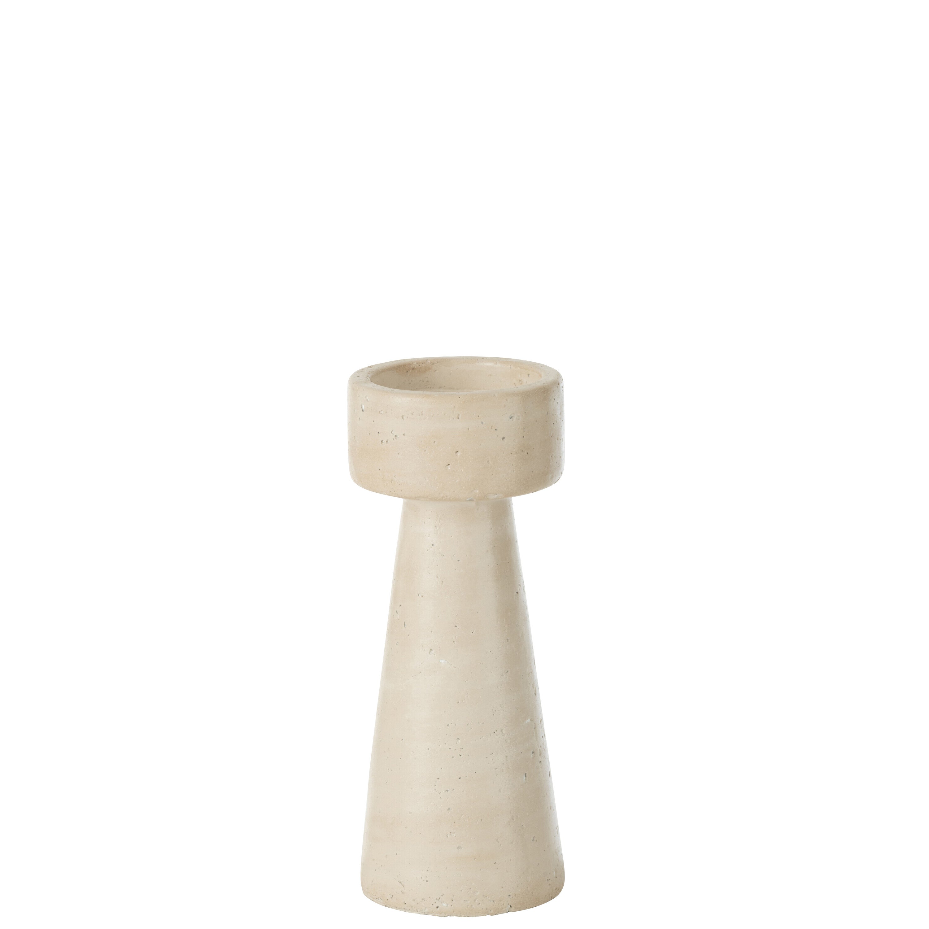 J-Line kandelaar Orlina - cement - creme - large