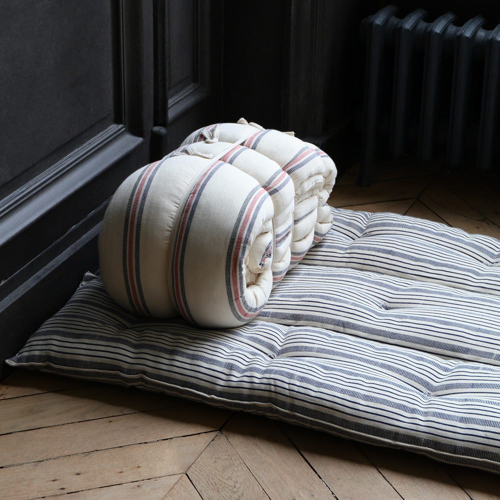 Sur-matelas - Rayé Bleu