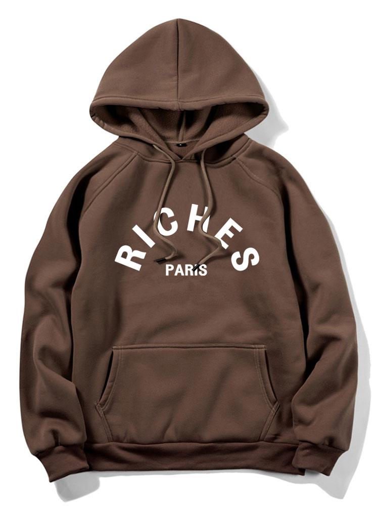 Rich Paris Print Hoodie