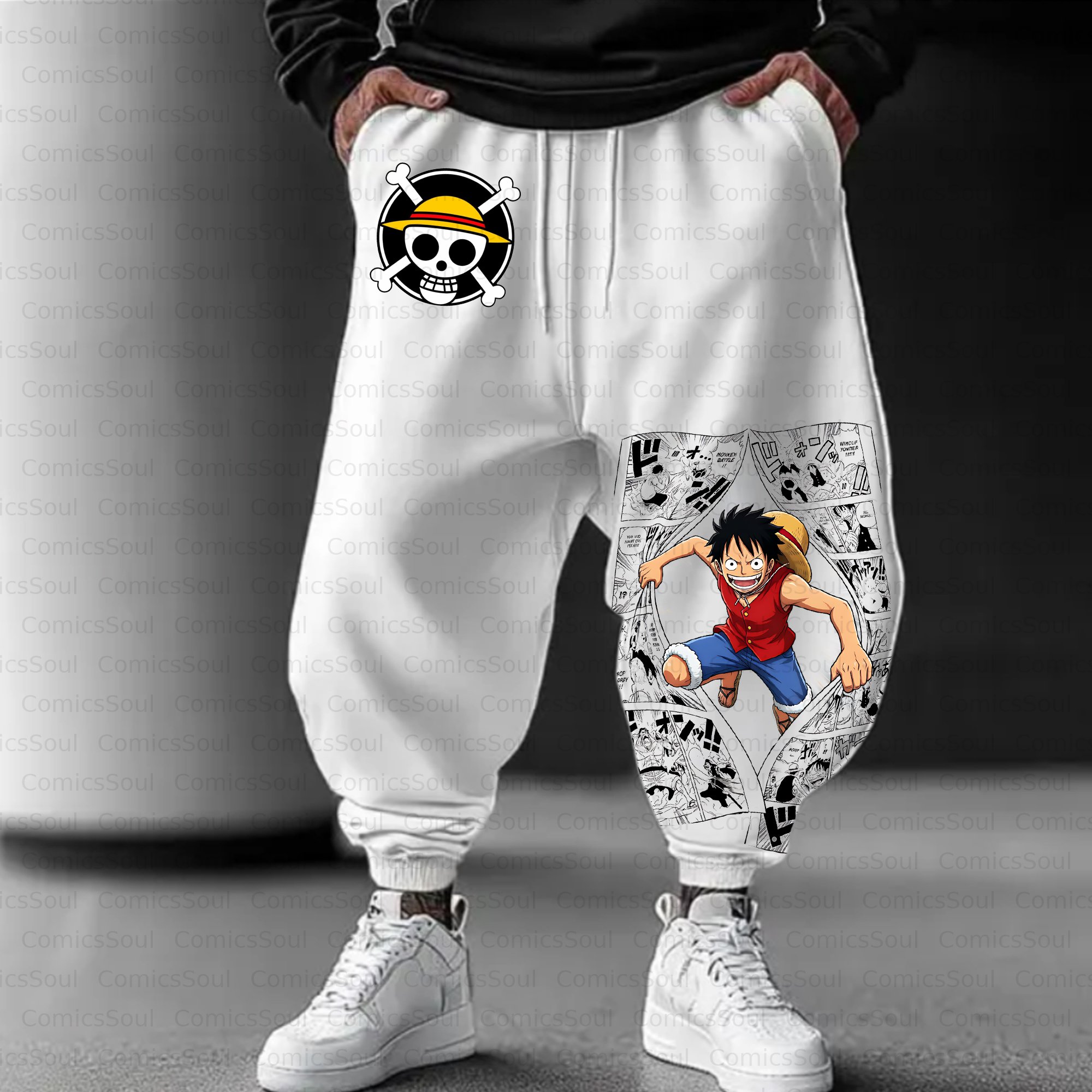 Unisex Casual Anime Streetwear Pant