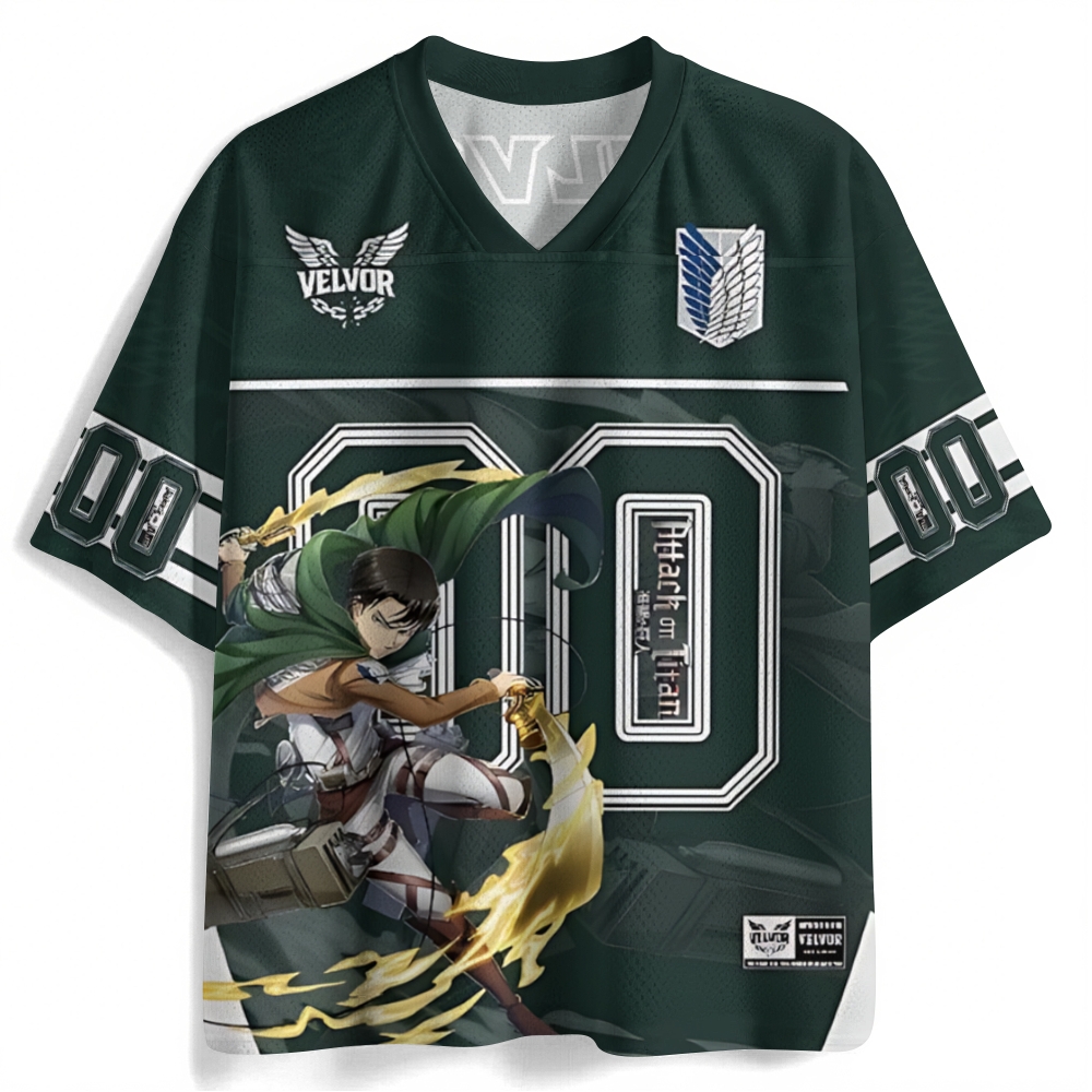 Attack on Titan Anime Football Jersey