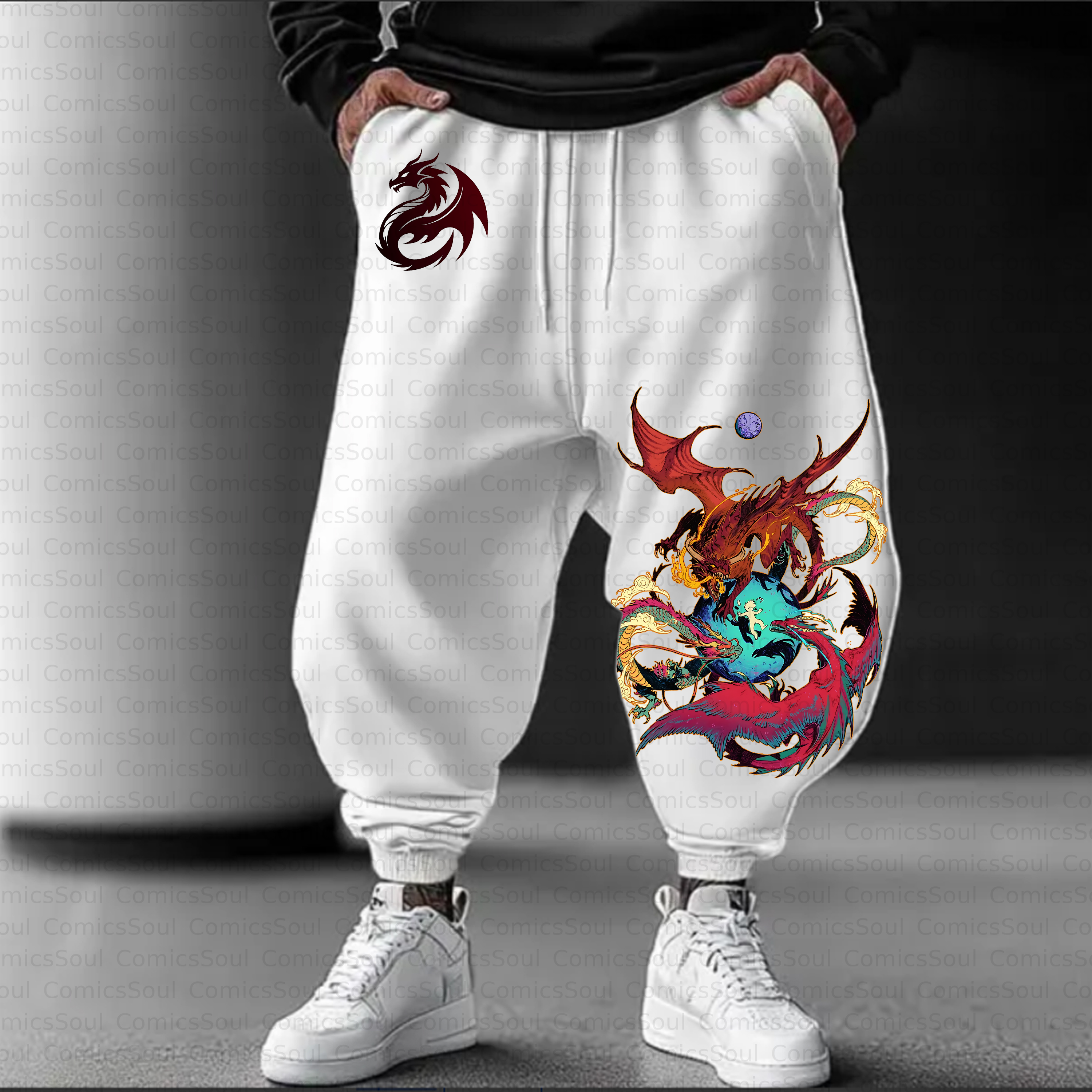 Unisex Casual Anime Streetwear Pant