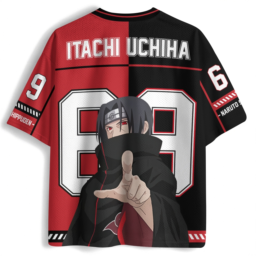 Naruto Anime Football Jersey TeeThreads Sustain the Scene with Custom Apparel