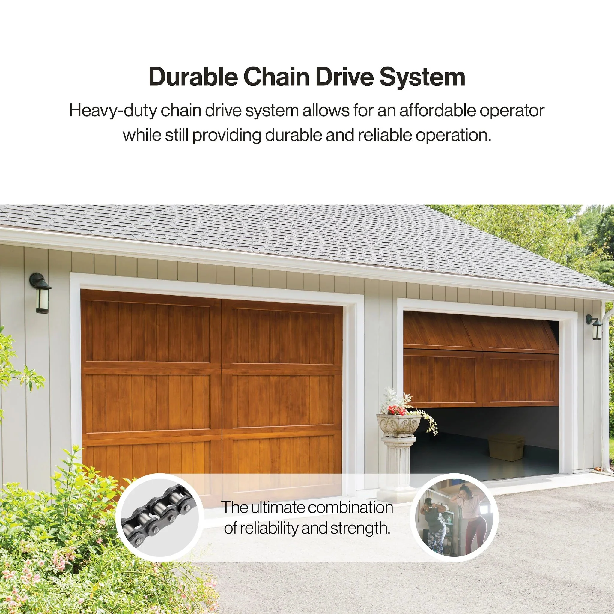 Genie Chain Drive Garage Door Opener, 3/4 HPc, Battery Backup - Chain Drive 750 - Image 4 Genie Chain Drive Garage Door Opener, 3/4 HPc, Battery Backup - Chain Drive 750 - Image 4