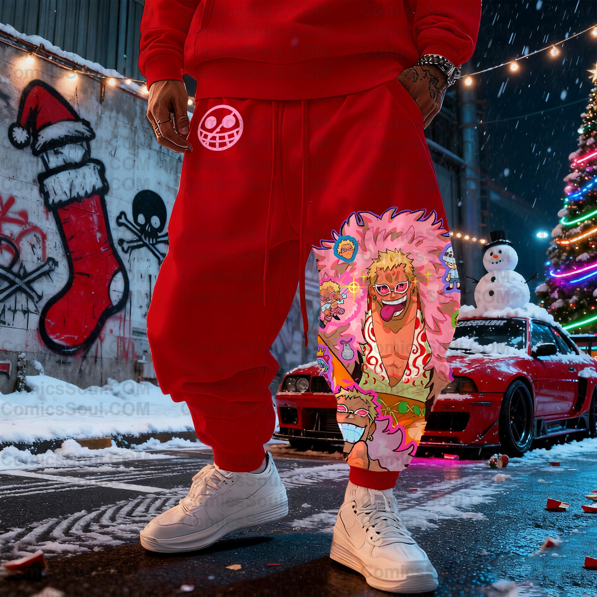 top sellerUnisex Casual Anime Streetwear Pants TeeThreads Sustain the Scene with Custom Apparel