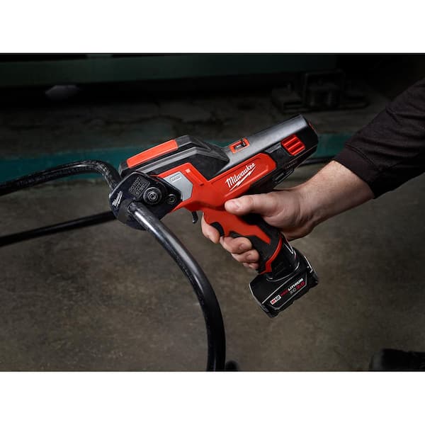 Milwaukee M12 12V Lithium-Ion Cordless 600 MCM Cable Cutter Kit With One 3.0Ah Battery, Charger And Hard Case - Image 7 Milwaukee M12 12V Lithium-Ion Cordless 600 MCM Cable Cutter Kit With One 3.0Ah Battery, Charger And Hard Case - Image 7