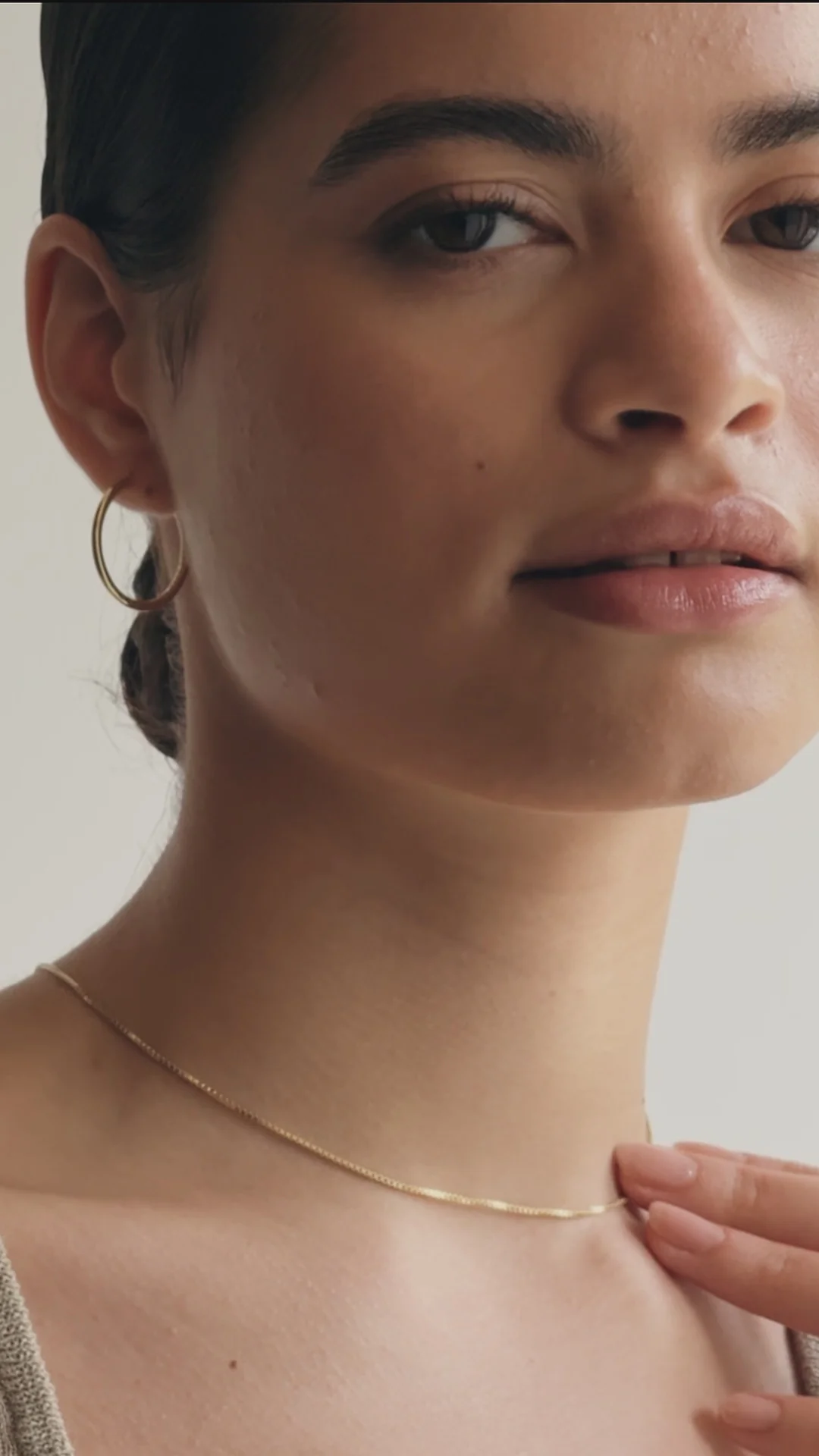 Box Chain Slider Necklace