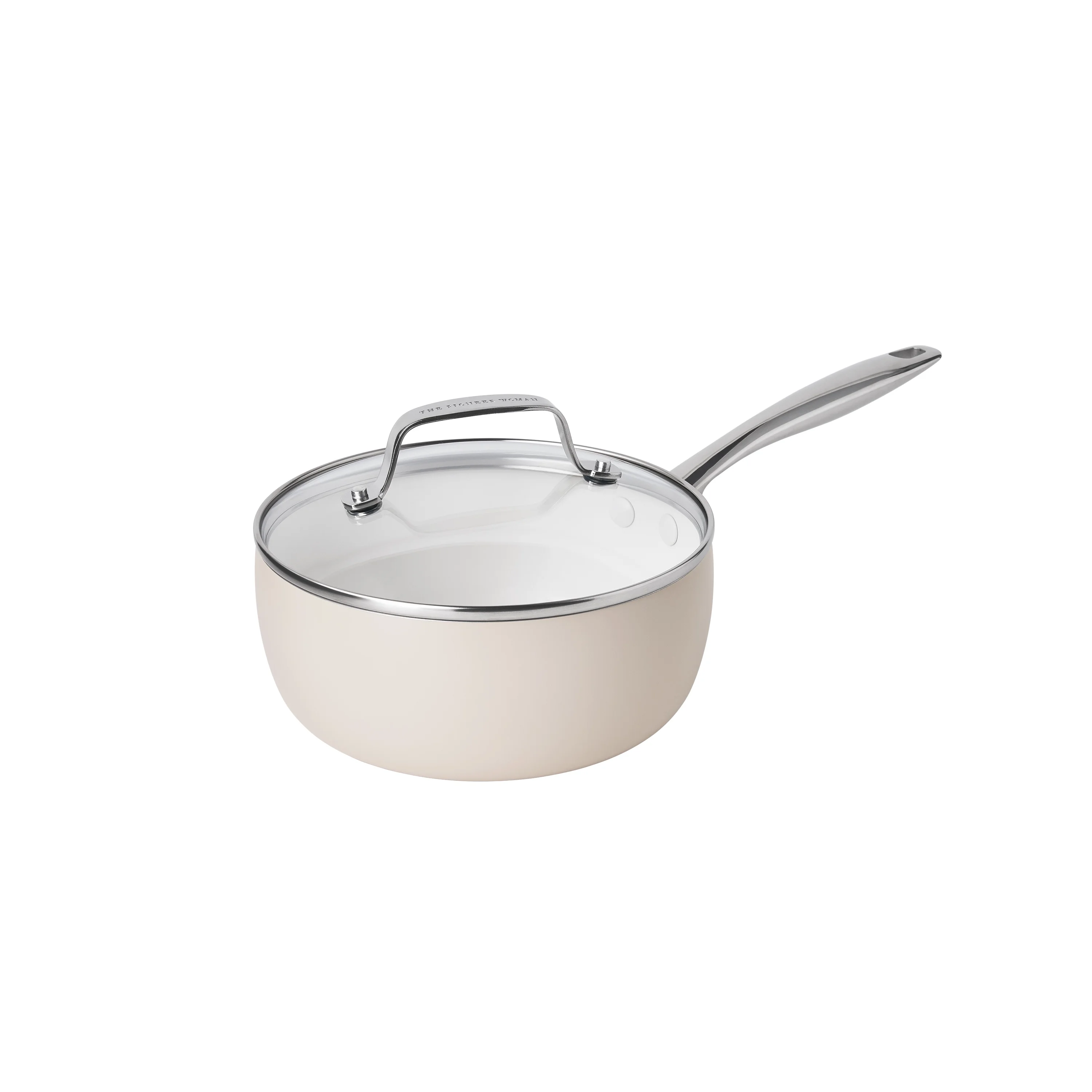 The Pioneer Woman Harlow 15-Piece Cookware Set, Ceramic Non-Stick Pots and Pans Set, Taupe - Image 8