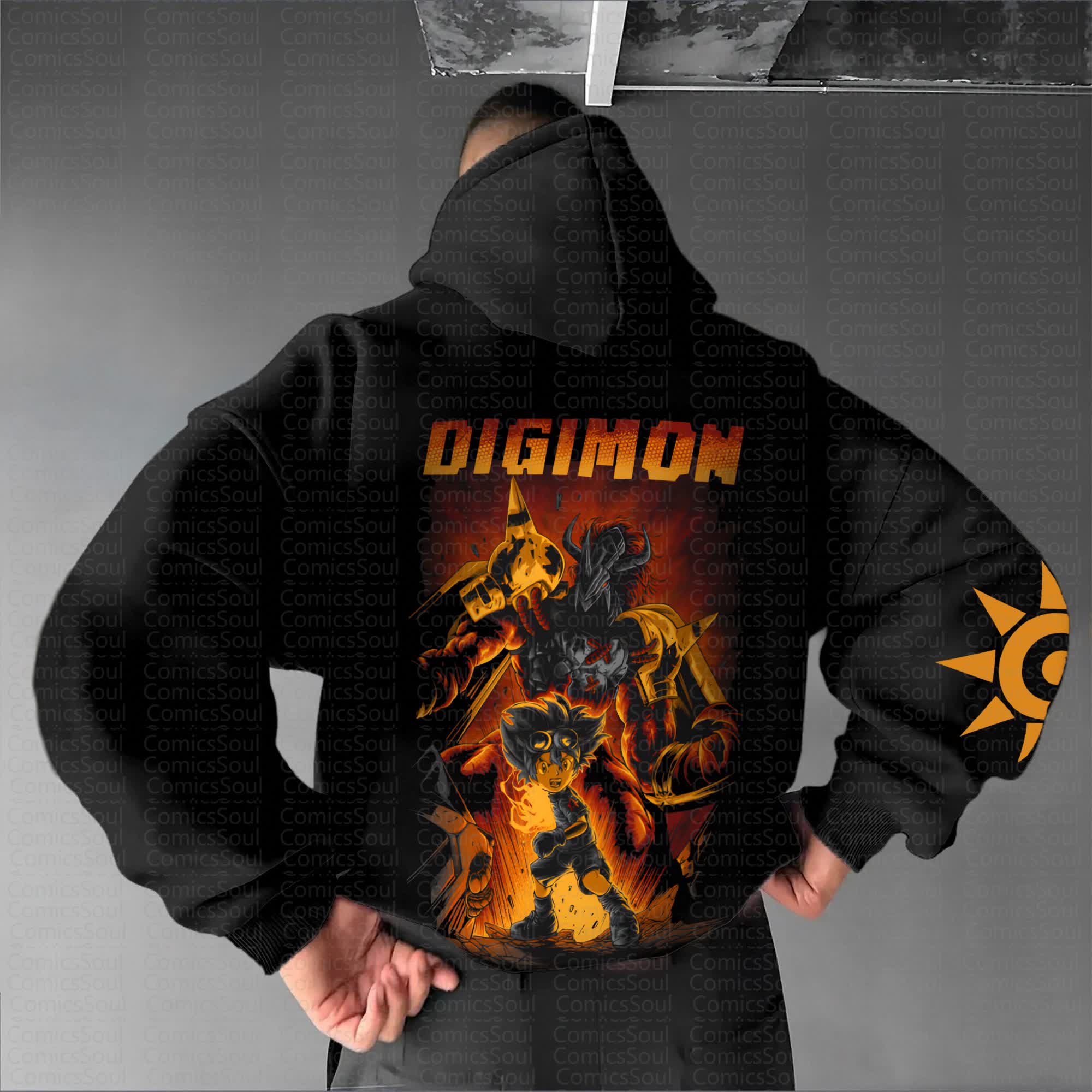 Unisex Anime Graphic Streetwear Vintage Hoodie丨Comicssoul