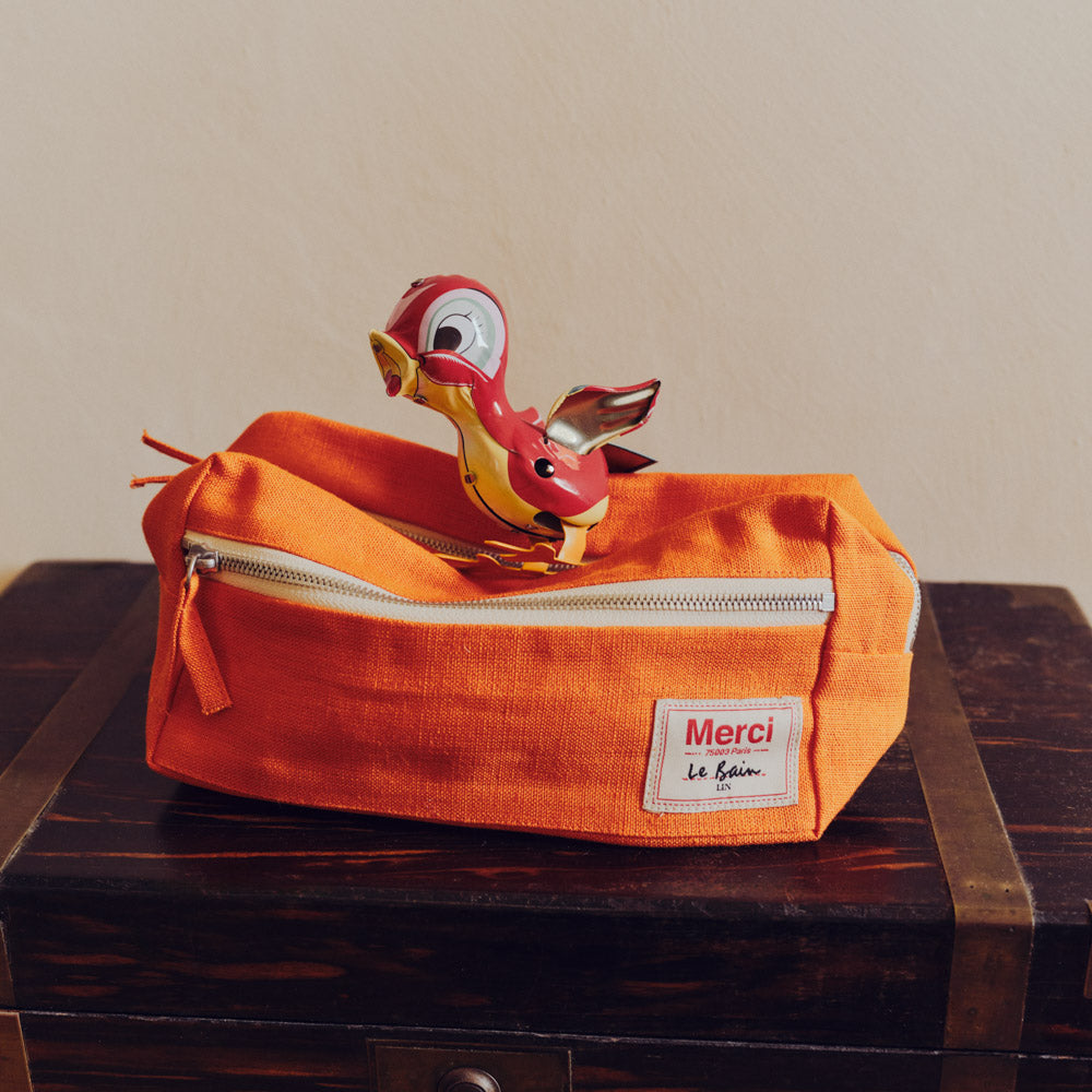 Trousse de toilette - Orange Zeste