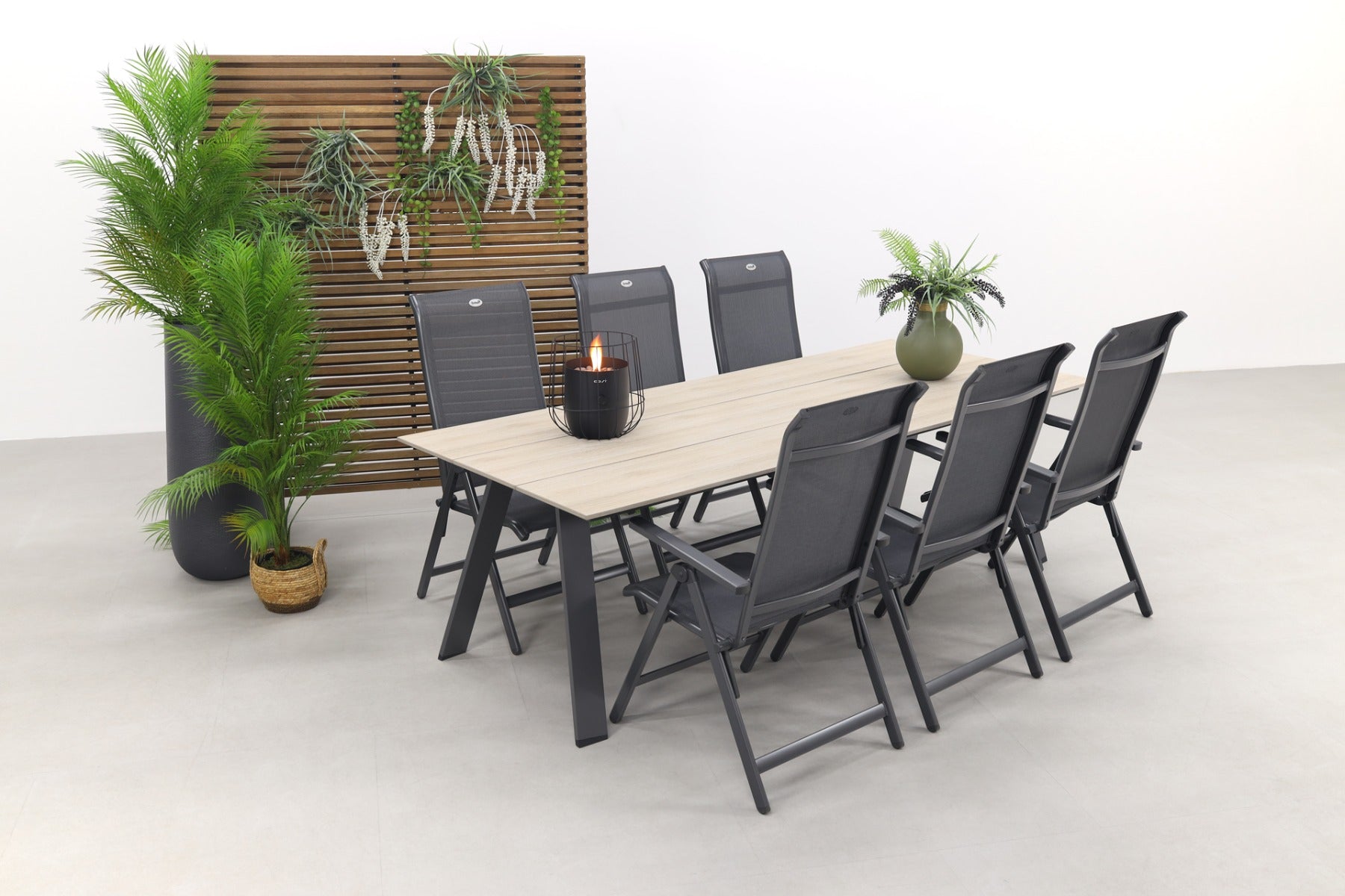 Hartman Milaan verstelbaar Nevada 240x100 cm. tuinset