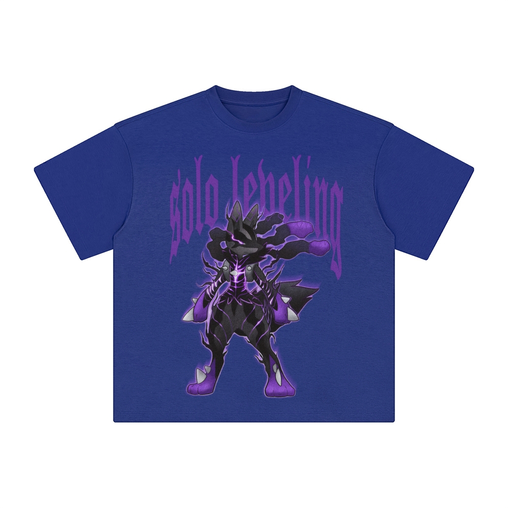 Unisex Anime Inspired Washed  Vintage T-Shirt