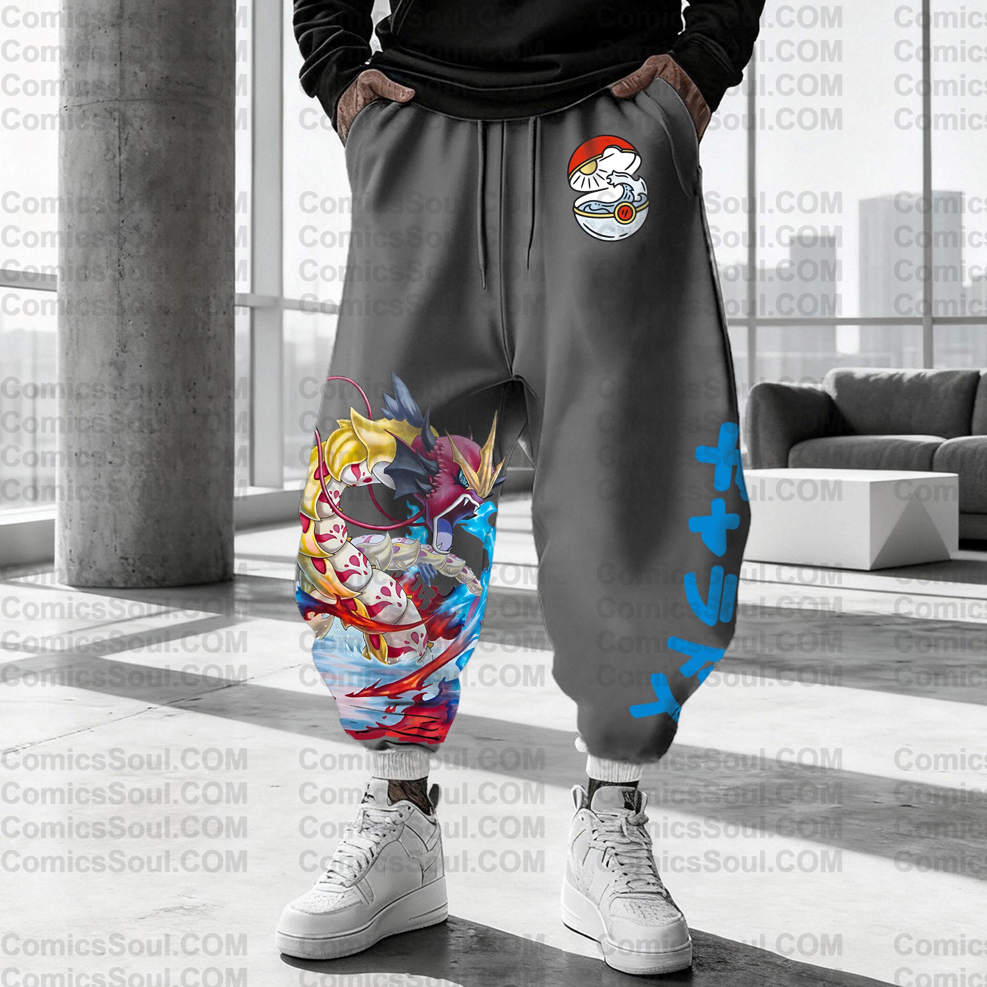Unisex Casual Anime Streetwear Pants