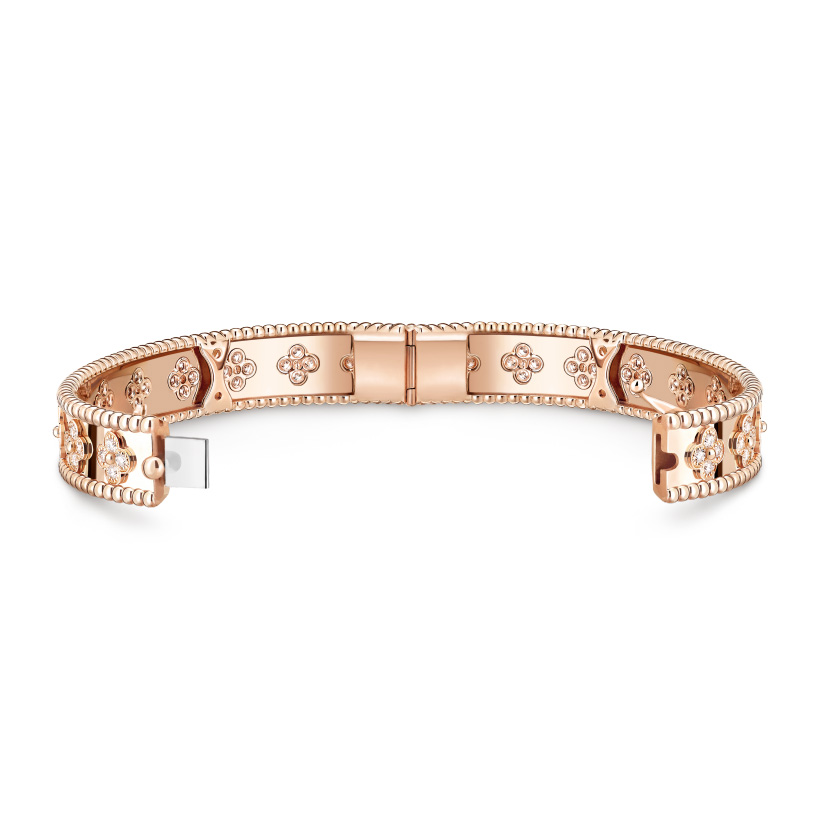 Replicate Perlée clovers bracelet, medium model(1:1 replica) - Original Replica Club