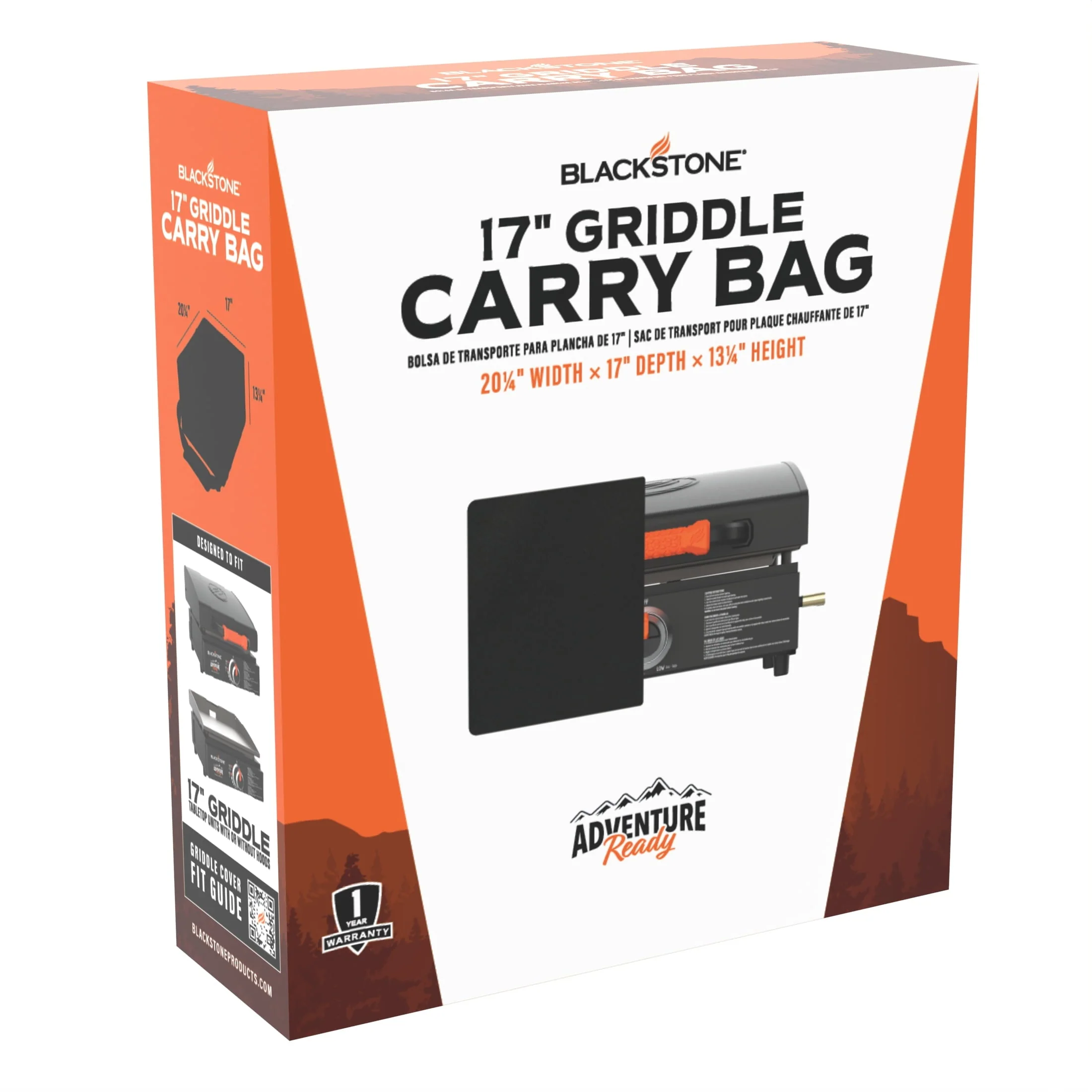 Blackstone 17" Tabletop Griddle Carry Bag with Shoulder Strap - 20.2 in L x 17.1 in W x 13.2 in H - image 2