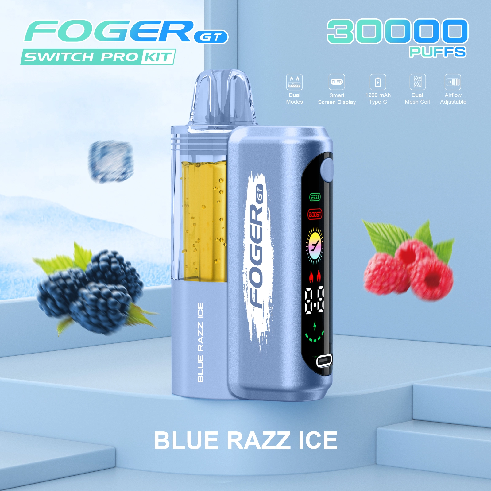 Foger GT 30000 Puffs Disposable Vape Pod Kit - 5 Pack