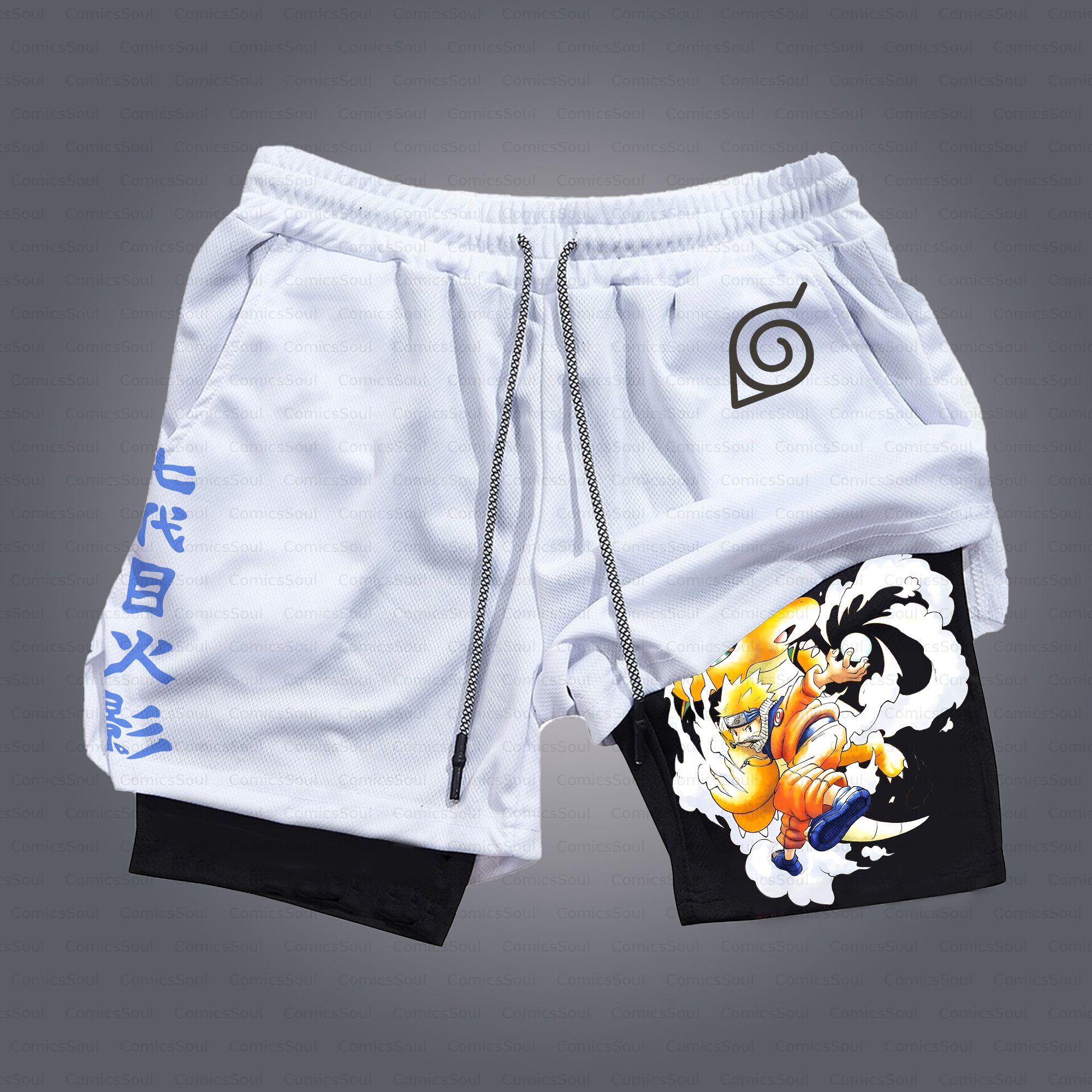 Unisex Casual Anime Streetwear Gym Shorts
