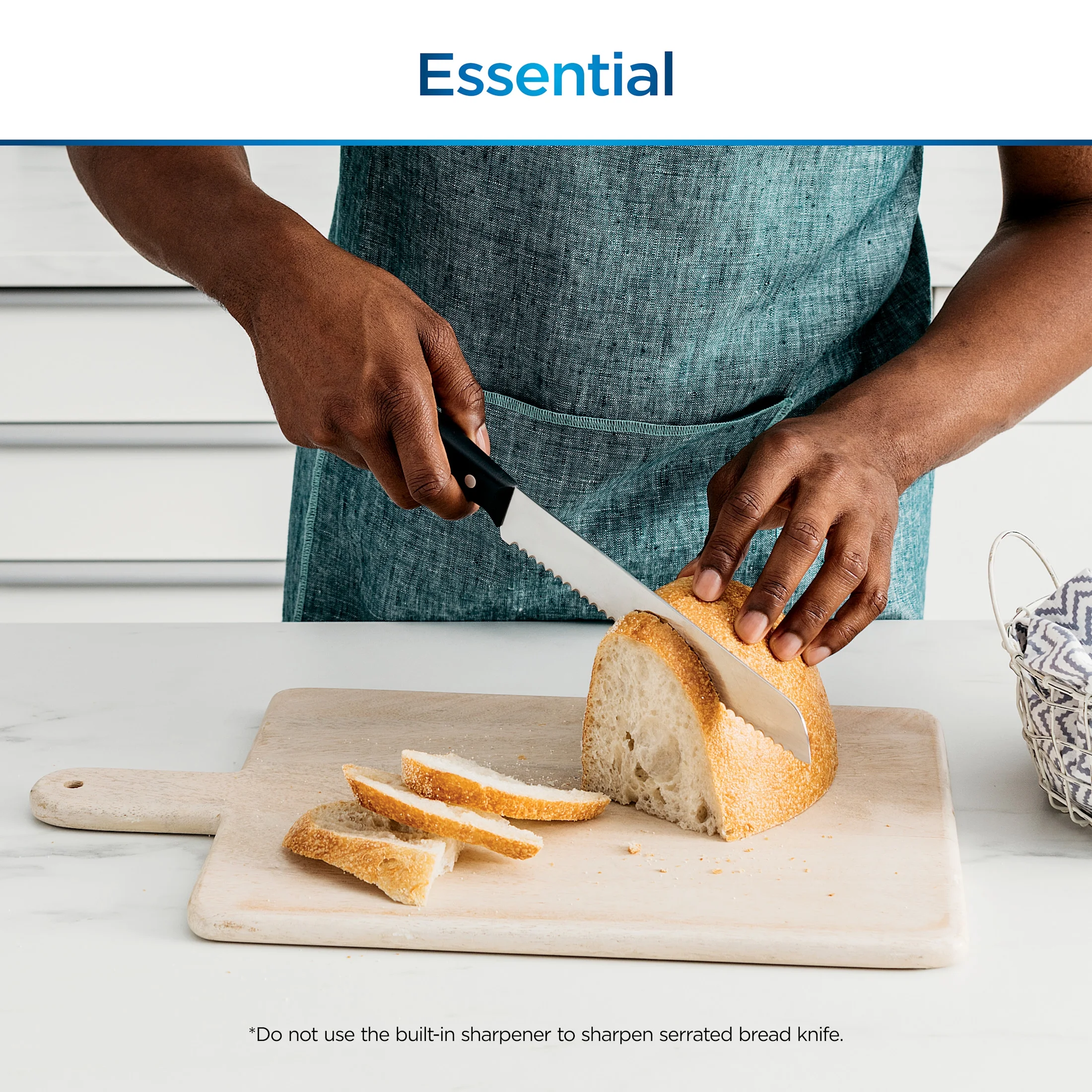 Ninja? NeverDull? 7-Piece Prep Knife System, Essential, Stainless Steel, Built-in Sharpener, K12007BRN - Image 2