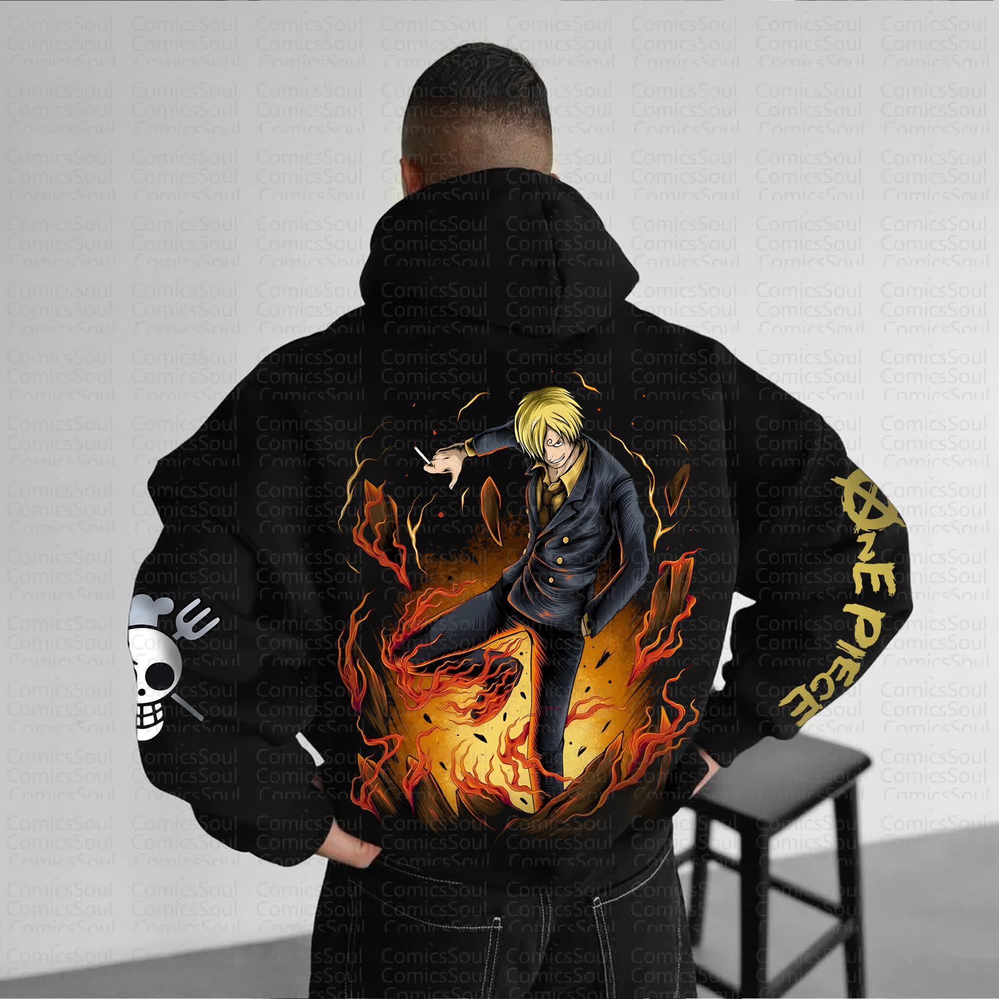 Unisex Anime Graphic Streetwear Vintage Hoodie丨Comicssoul