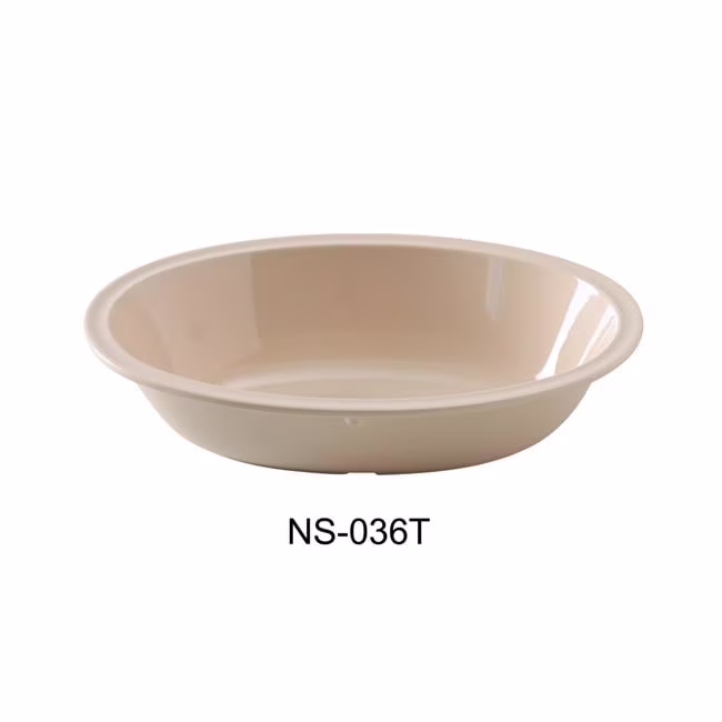 Yanco NS-036W 36 oz Nessico Oval Bowl, White - 10 x 7.375 x 2.25 in. - Pack of 24 - image 2
