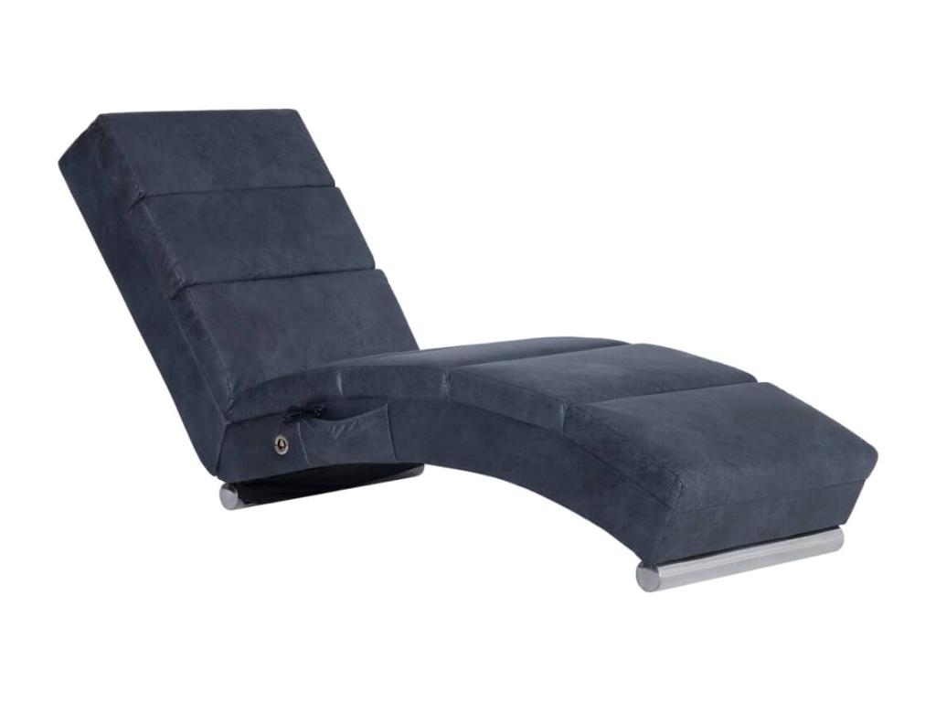 Chaise longue Ante sintético gris