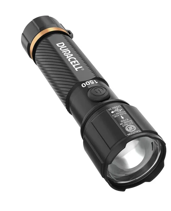 Duracell Hybrid Flashlight, 1500 Lumens, 4-count - Image 3