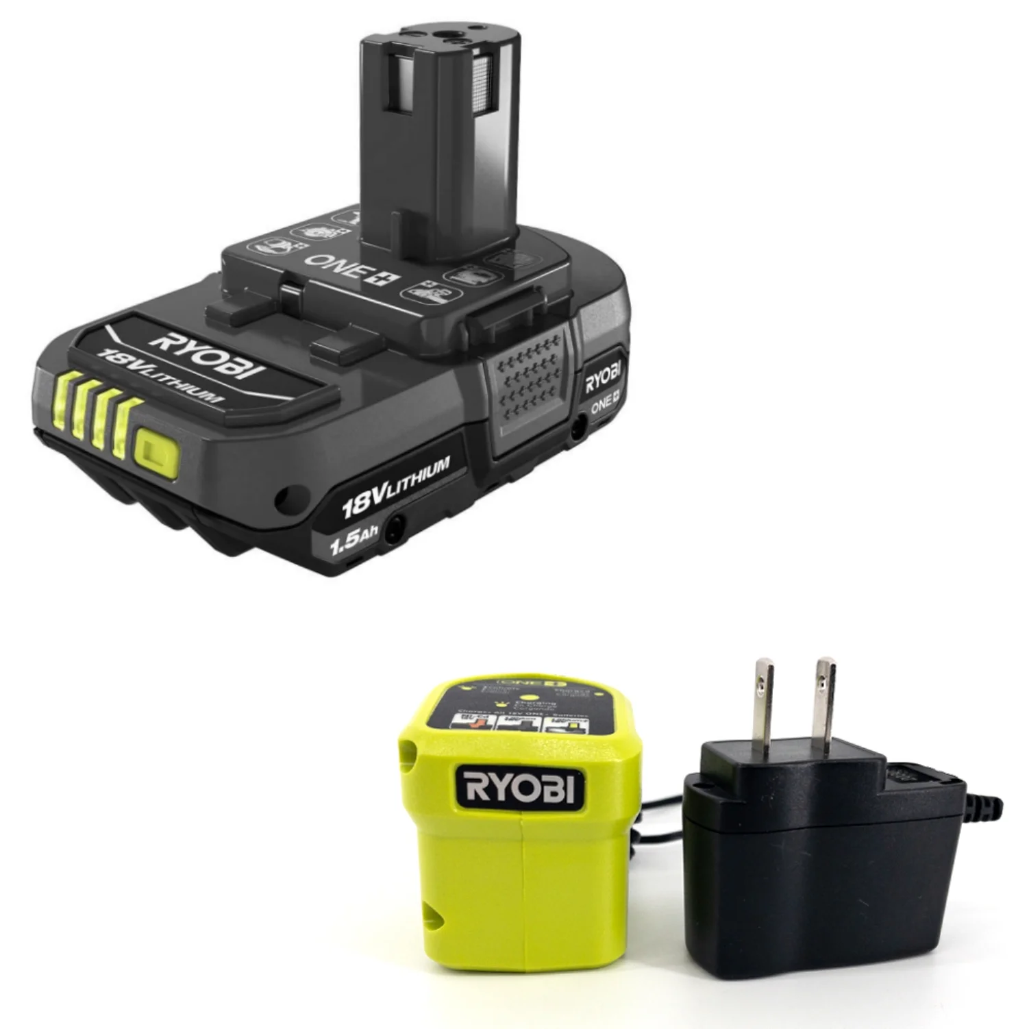 Ryobi 3-Tool Camping Kit Bundle with Compact Area Light, Bluetooth Speaker, 4 inch Clamp Fan, 18-Volt 1.5 Ah Lithium-ion Battery, Charger and 16 inch Buho Tool Bag - Image 5