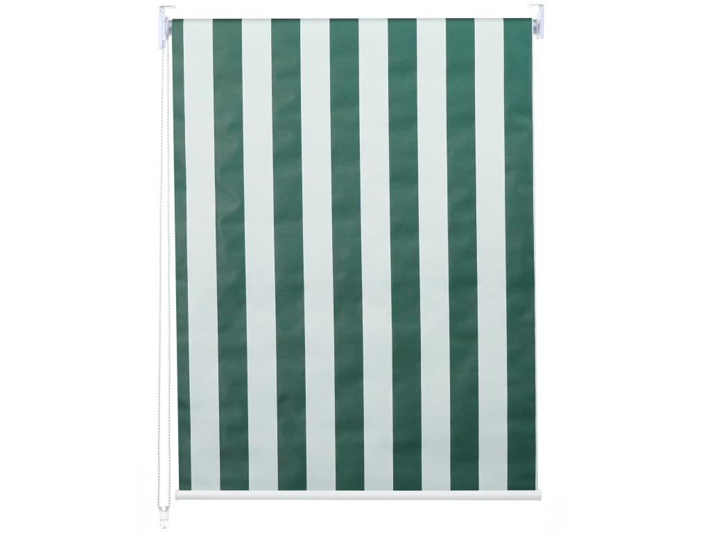 Estor enrollable Pratcas-D52, verde/blanco